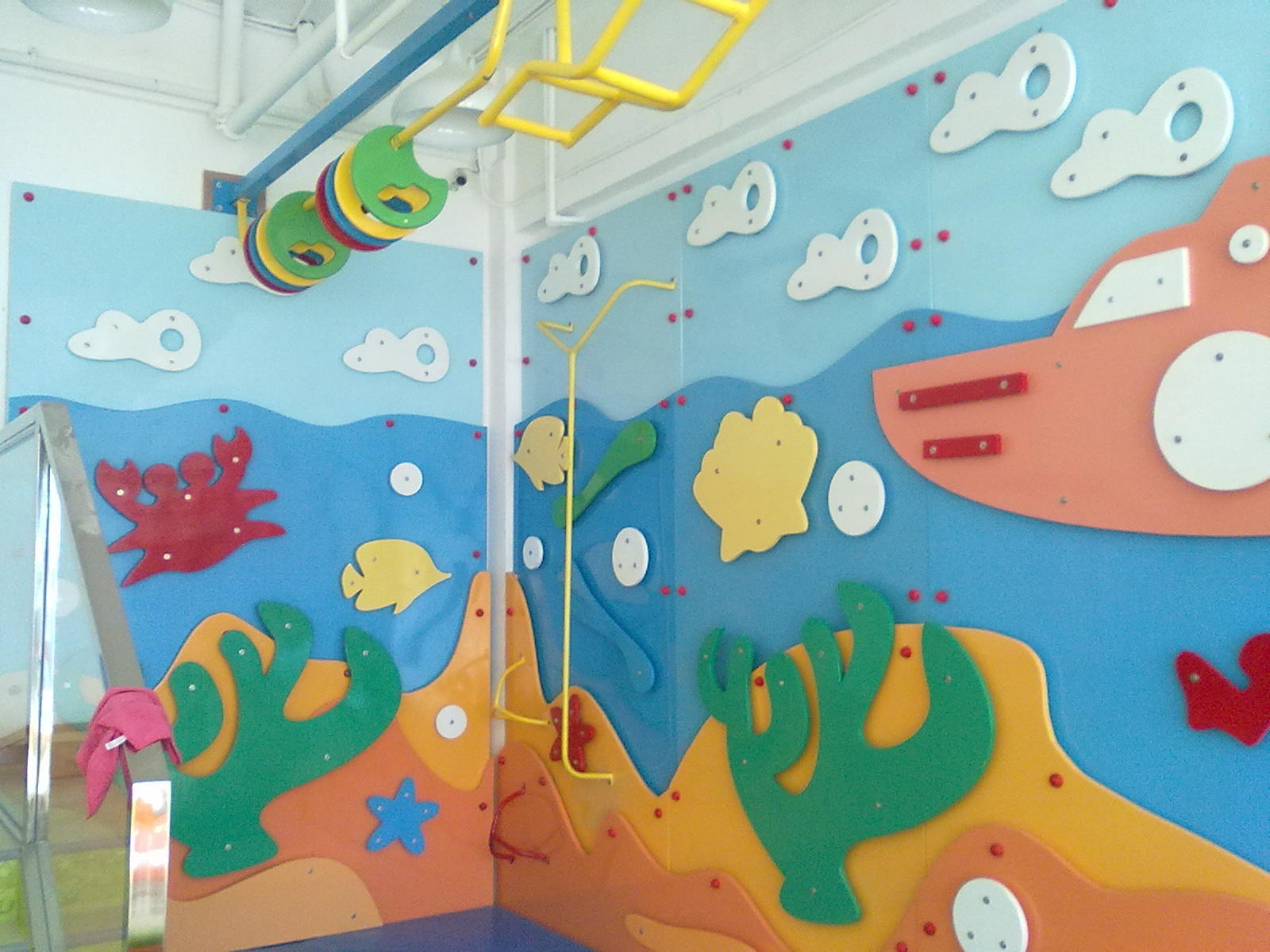 攀岩墙　室内攀岩墙　儿童攀岩墙　攀登游戏架|ms