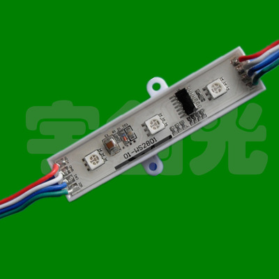 宇创光爆款led点控模组 3灯带IC5050全彩模组