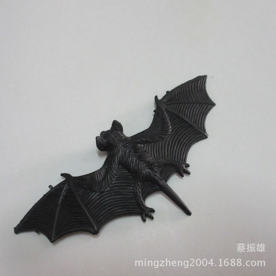 False PVC Bat Halloween Tricky animal Model 11.5*5.5cm