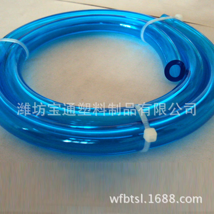 PVC透明塑料流体软管测量水管潍坊厂家批发无味水平软管
