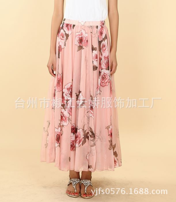 Jupe femme YUN JIAO ROSE en Mousseline - Ref 3329092 Image 25