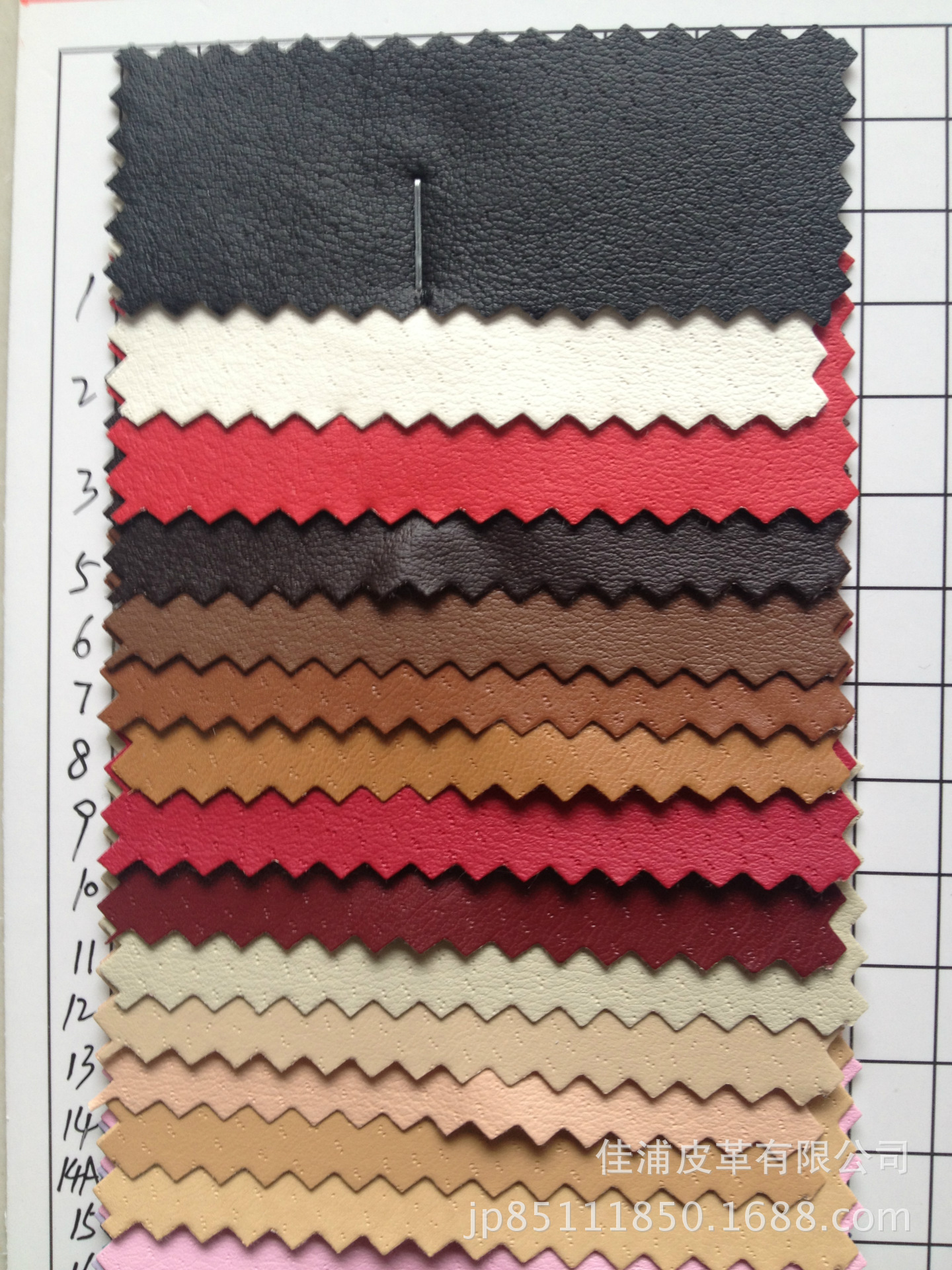 We have PU pigskin texture and PVC leather in stock for use in shoe linings, bags, packaging, etc detail image 4
