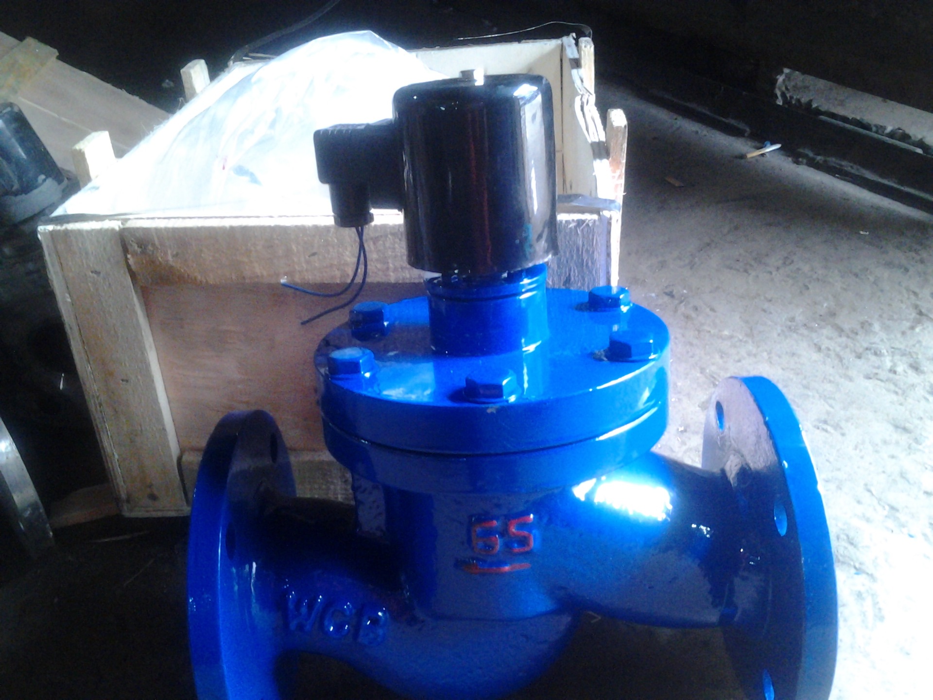 铸钢法兰电磁阀