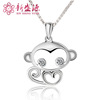 Accessory, pendant, birthday charm, necklace, silver 925 sample, wholesale