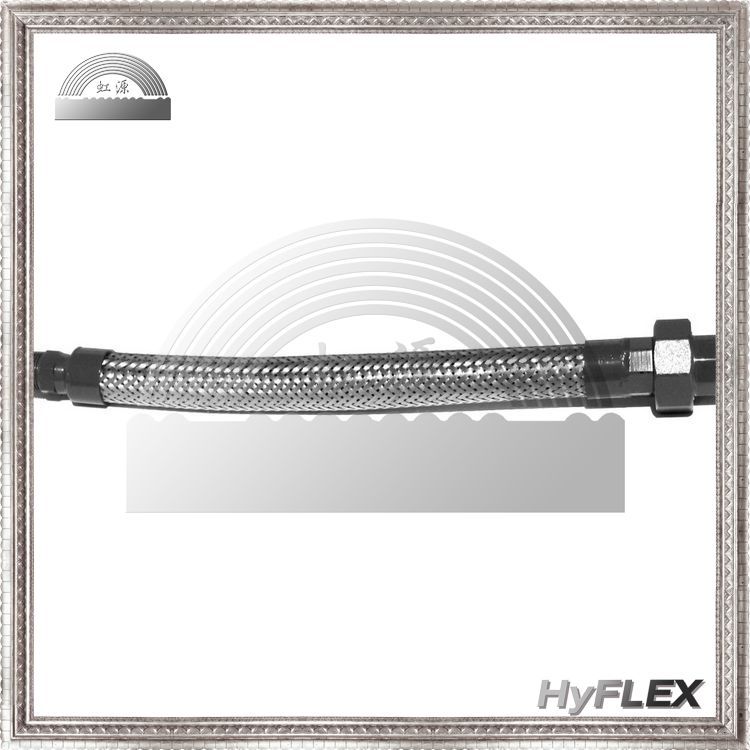 金属软管 不锈钢波纹软管 由任内丝活动螺母 六角外丝螺纹接口