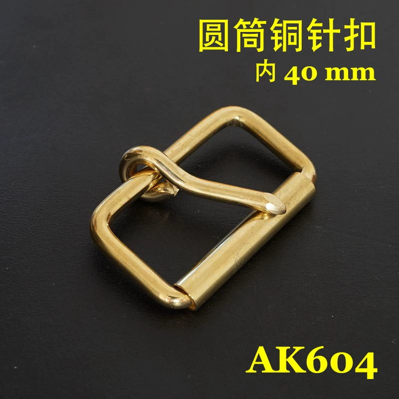 Weifu Hardware AK604-40 медная пряжка для ремня с головкой, кожаный прибор, игольчатая пряжка, минималистичная модель
