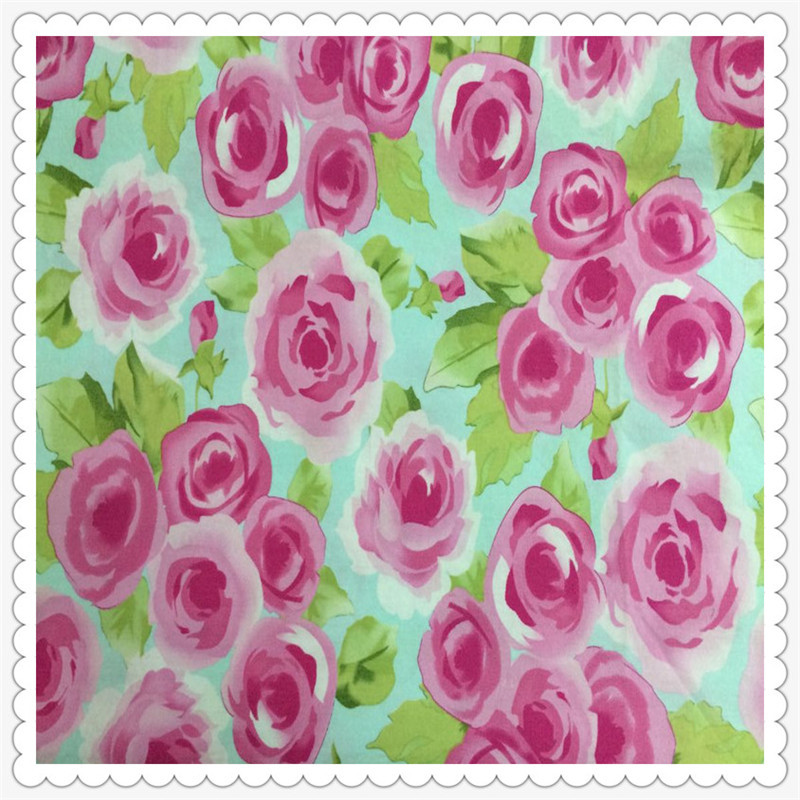 厂家供应 尚活性印花 棉府绸印花 棉面料