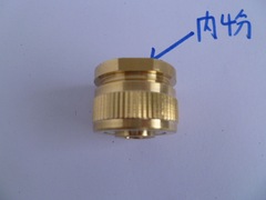新款全銅標準接頭洗衣機接頭水槍水管接頭4分通水接口水龍頭 接管