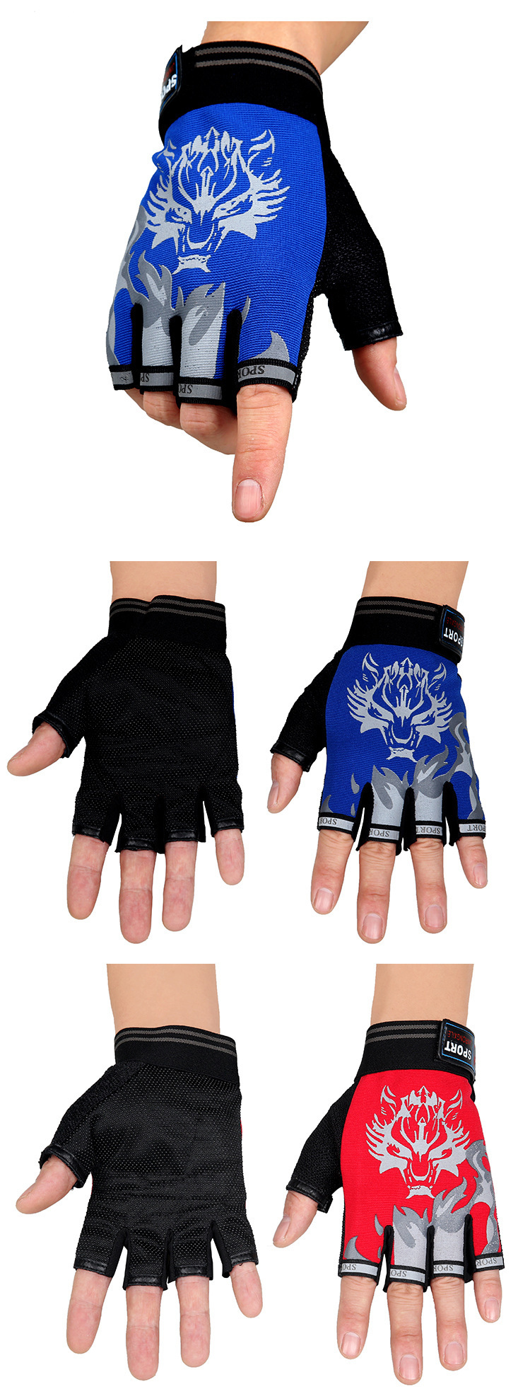 Gants de cyclisme enfant - Ref 2244655 Image 9