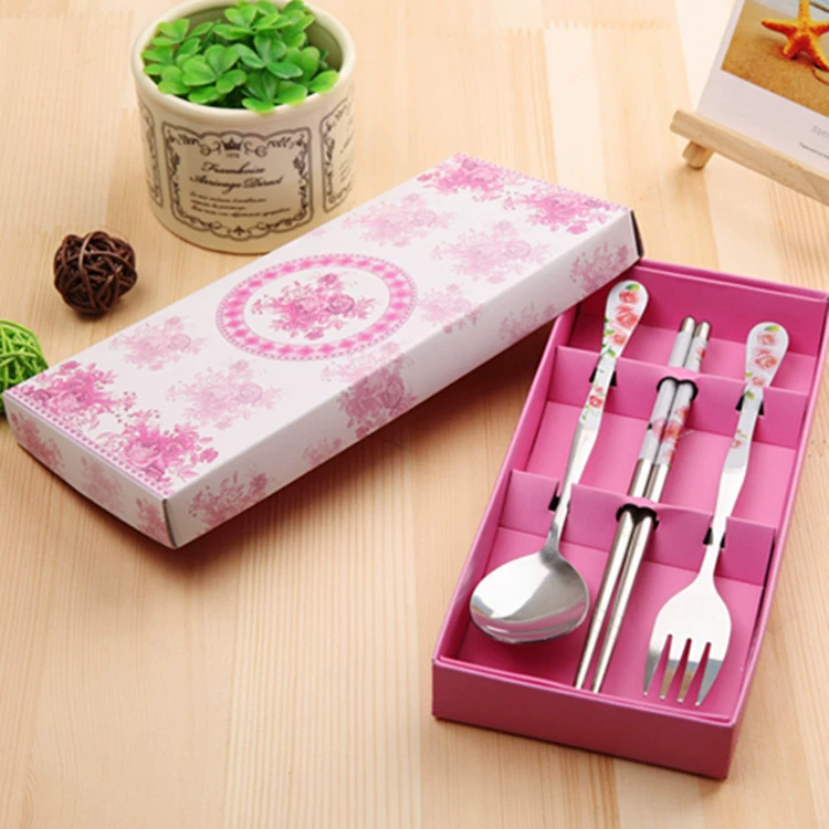 High quality tableware stainless steel, creative set, Birthday gift