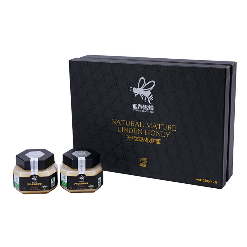 黑蜂蜂蜜包装盒定制