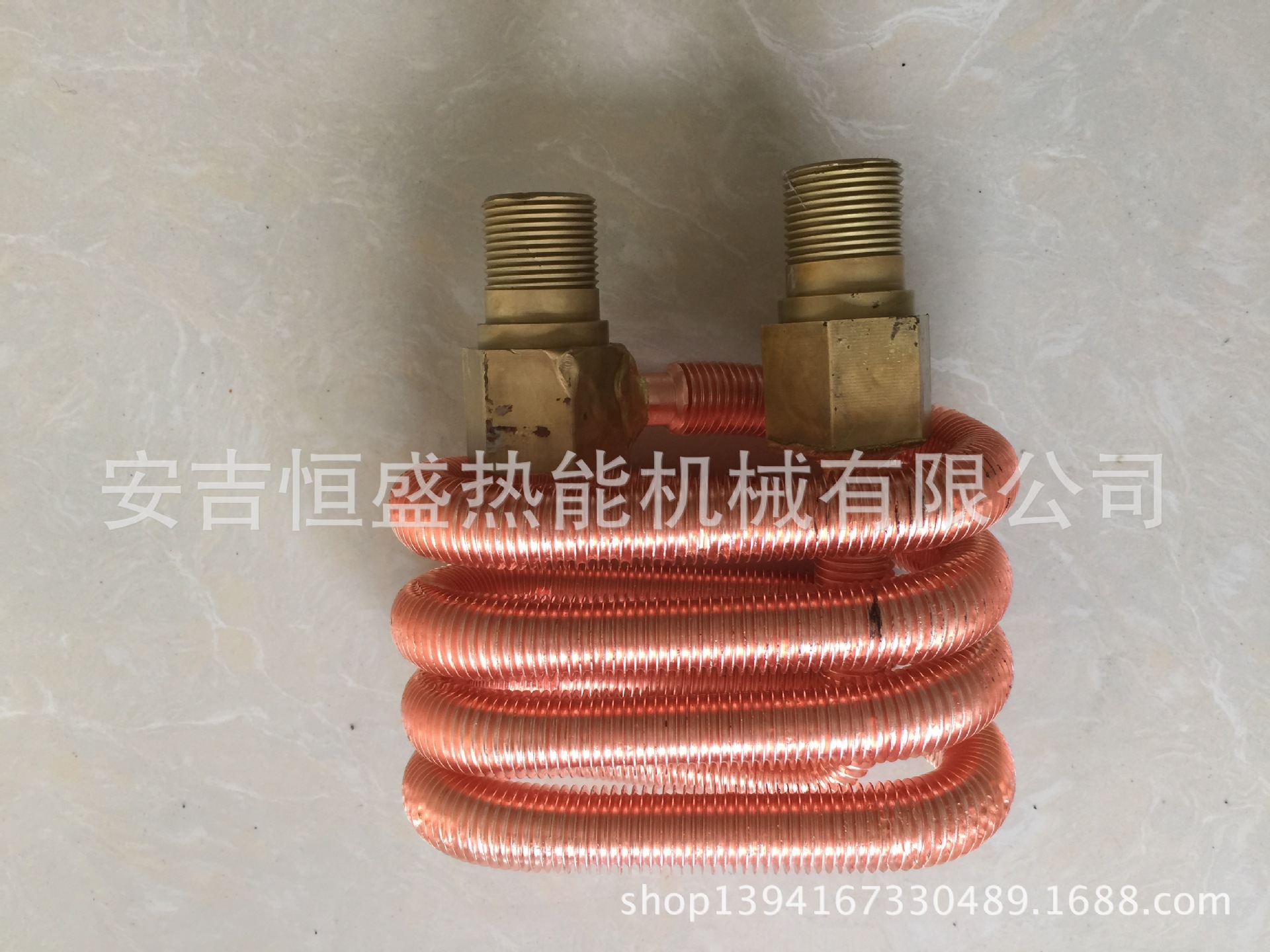 铜翅片盘管散热蒸发加热阻火再沸分凝冷凝冷却器