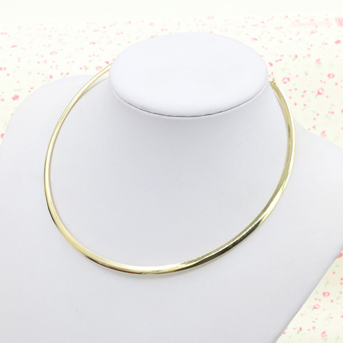 European and American-style trendy punk accessories: Huiying Xu's Hanhuo-inspired fashion metal statement necklace—wholesale from the manufacturer