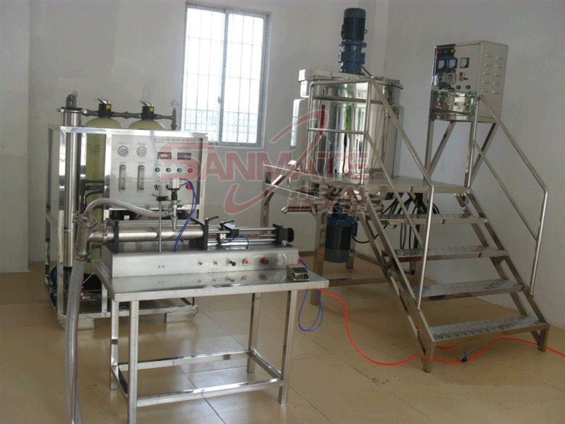 洗发水沐浴露搅拌锅 洗衣液生产全套设备 液洗搅拌机 化工搅拌罐