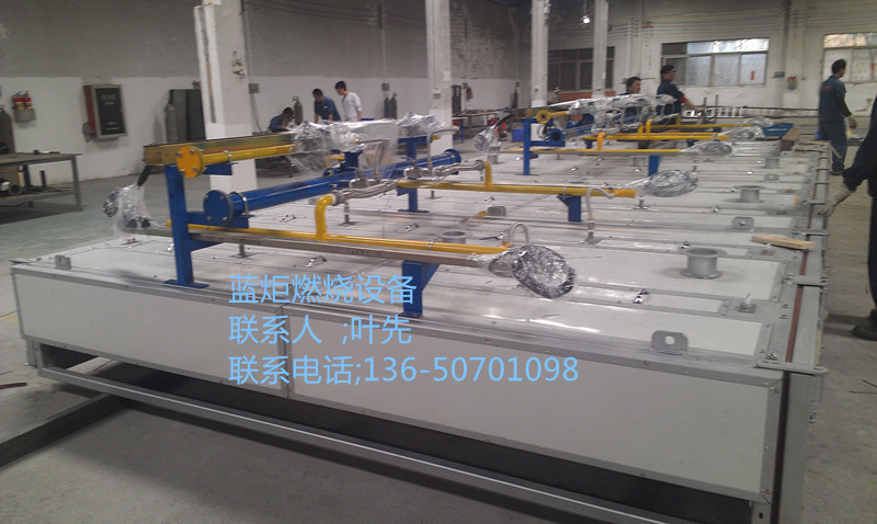 皮革喷涂干燥线天然气红外线加热系统改造