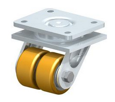 3寸聚氨酯双轮活动 LOD-VSTH 75K载重500KG Blickle Extrathane