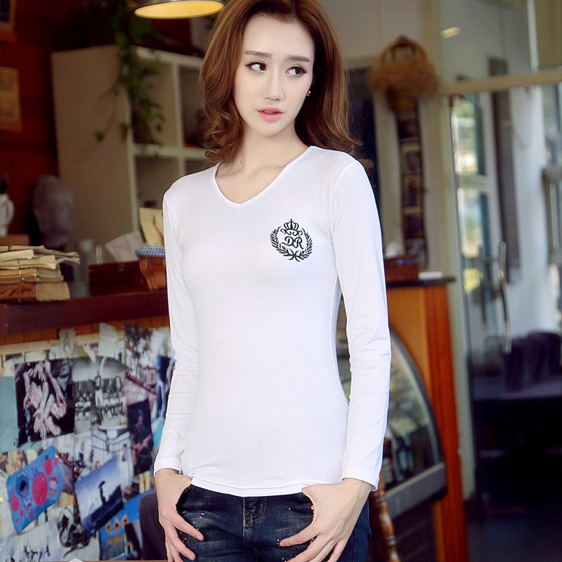 T-shirt femme YIJIA CHAOYU en Lait en lambeaux - Ref 3433910 Image 4