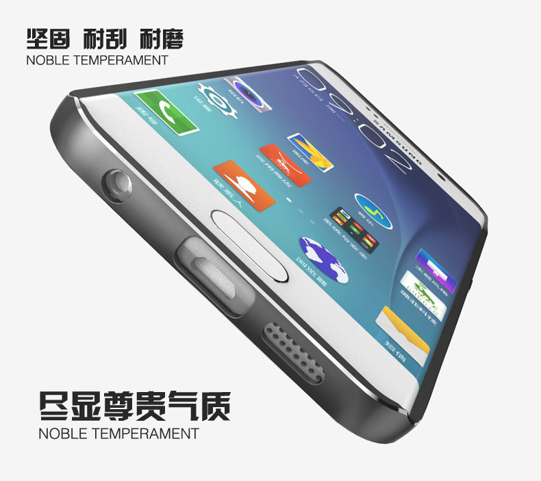 Luphie Aircraft Aluminum Metal Frame 9H Tempered Glass Back Cover Case for Samsung Galaxy S6 Edge Plus G9280 & S6 Edge G9250