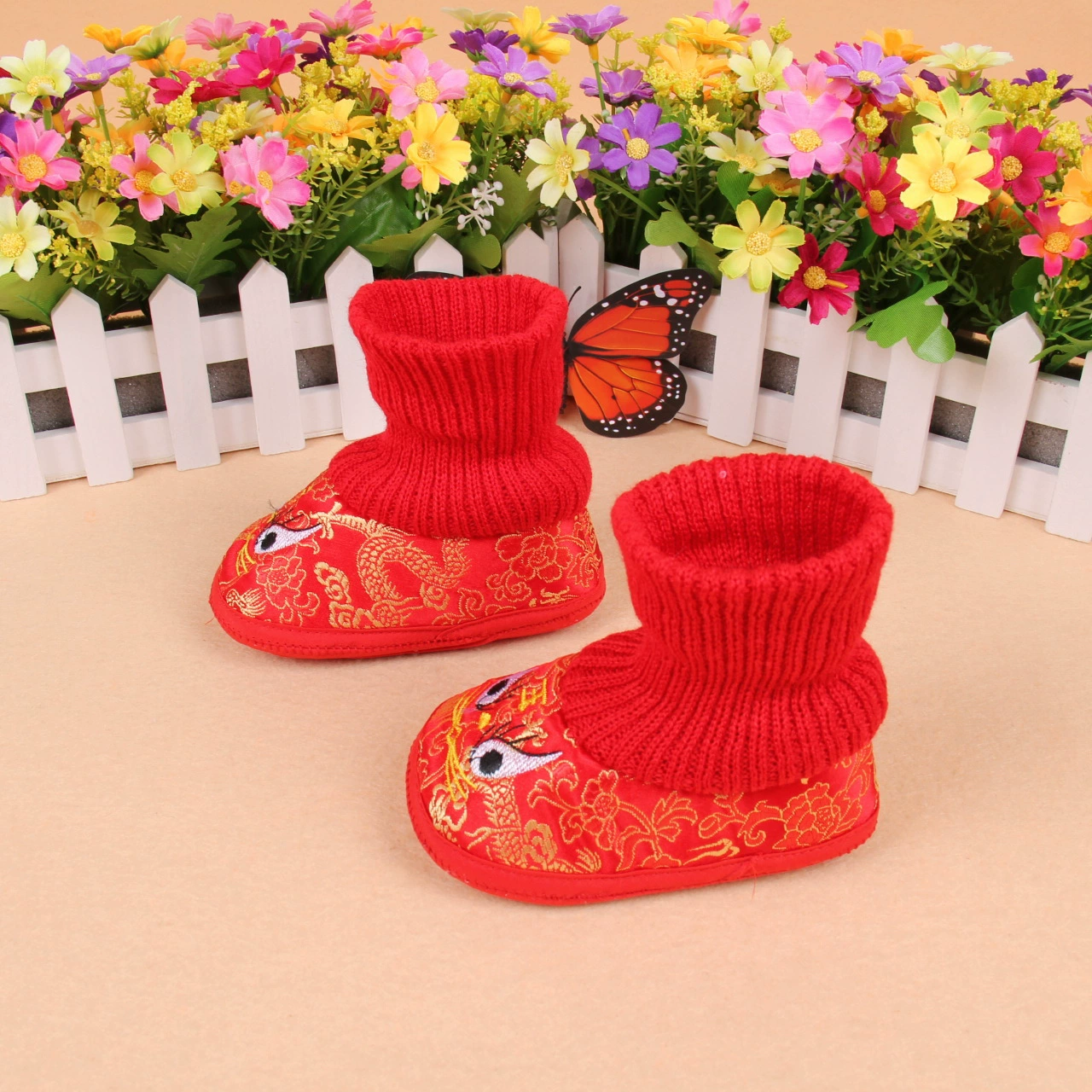 [Завод direct] Love Babies, Beautiful Babies, Baby Saton атлас, тигриная голова хлопковые туфли 13-15 ярдов