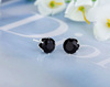 Earrings, zirconium, accessory, Korean style, wholesale