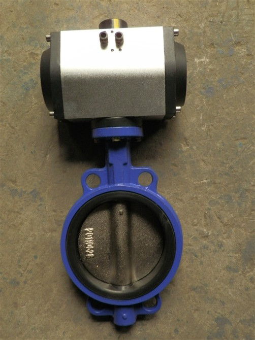 LTD671X单作用气动凸耳对夹式蝶阀