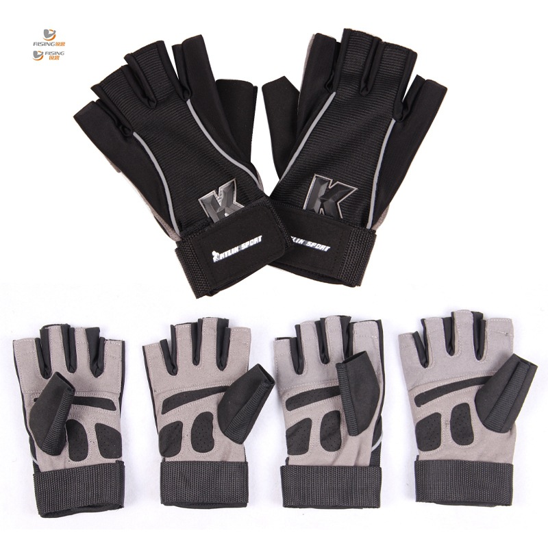 健身手套男士女加长护腕半指运动骑行手套 哑铃训练