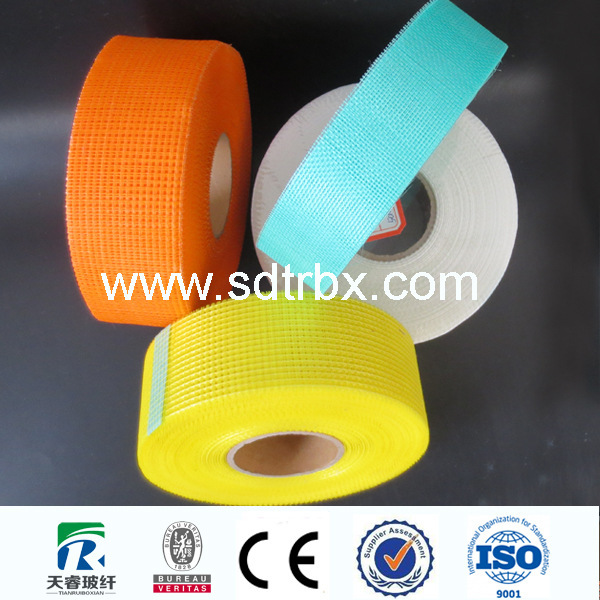 fiberglass self-adhesive tape 耐碱玻纤自粘带 石膏板嵌缝胶带