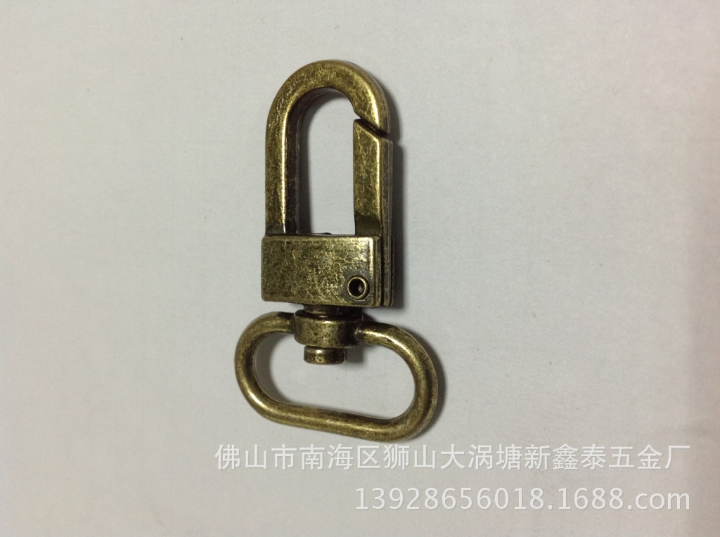 厂家直销 锌合金狗扣 压铸挂钩 织带服饰箱包五金配件 门扣