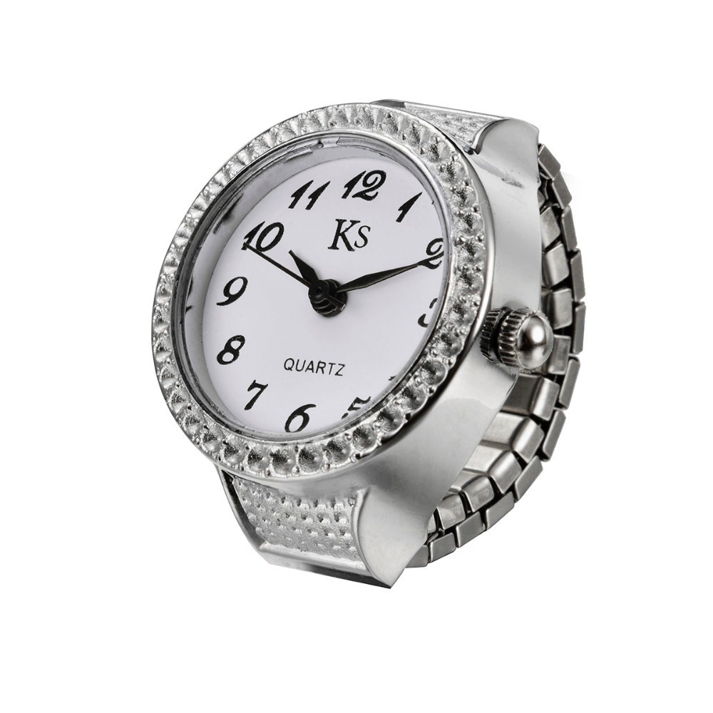 Foreign trade simple atmospheric ring watch for men and women couples exquisite small jewelry spot creative watches