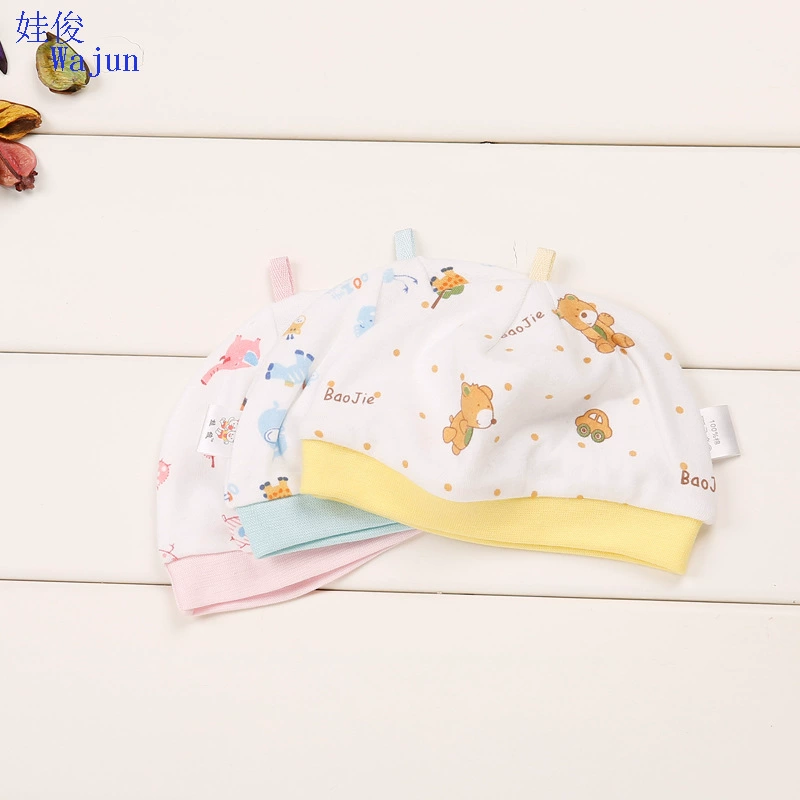 Cartoon children's knitted hat for new born, wholesale