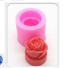 C342 肥皂模具/手工皂模具/硅胶模具/香皂模/硅胶皂模 玫瑰花