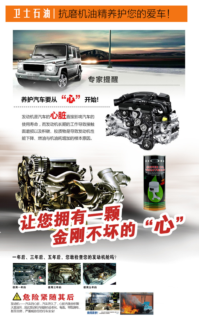 Wear-Resistant Engine Oil Additive WATTS