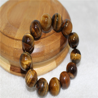 批發虎眼石佛珠寶石手鏈 瑪瑙男女款手串 貓眼石AB料手鏈佛珠手串