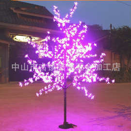 LED樱花树 LED桃花树 发光树灯树灯高1.8米756灯景观树灯