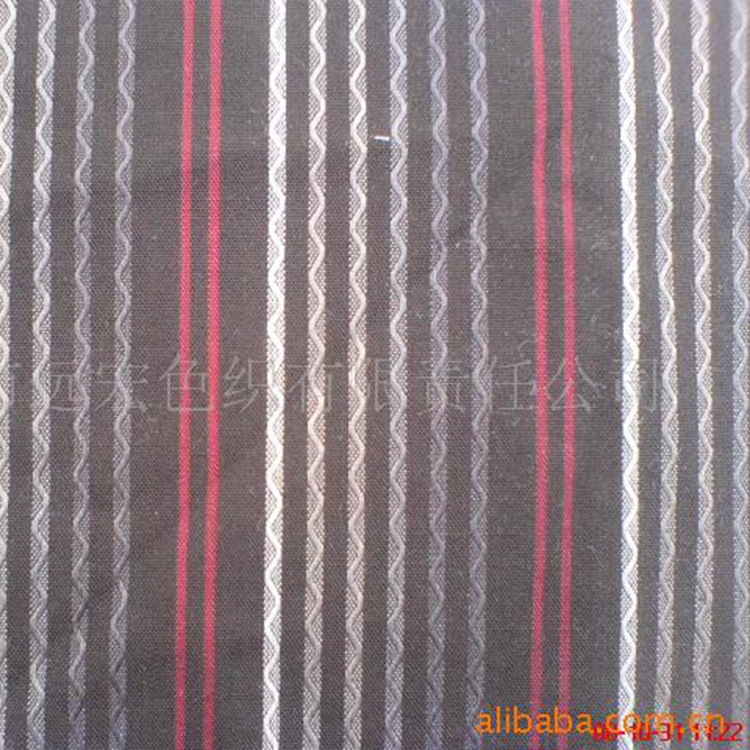 厂家衬衫全棉提花面料 几何提花现代布料布匹批发