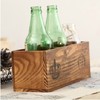 Rectangular fashion minimalist office supplies solid wood debris storage box bag soil container 0171