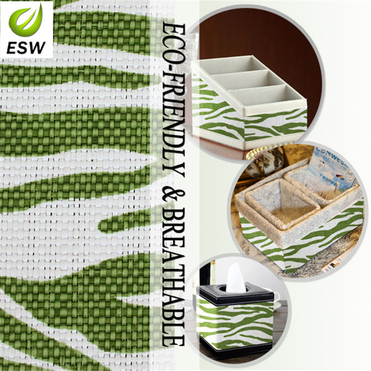 小额批发YQ-Z-8375-2环保印花草编收纳装饰材料