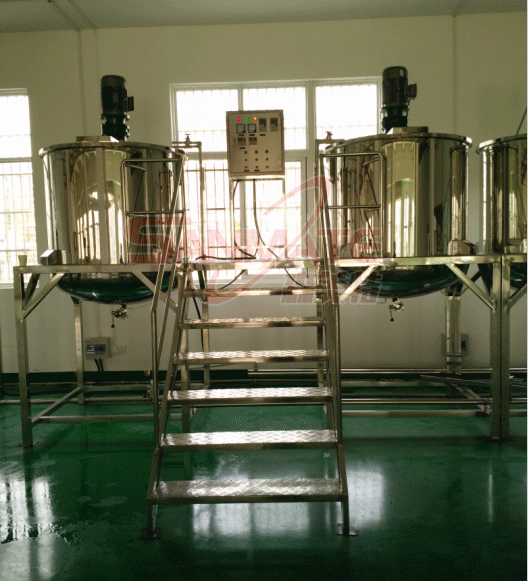 洗洁精搅拌罐 洗衣液搅拌机 1吨液体洗涤剂搅拌罐 单层搅拌锅