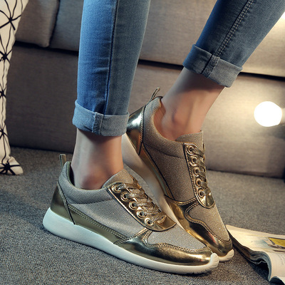 欧洲站2021新款袁姗姗同款休闲松糕女鞋板鞋运动单鞋女