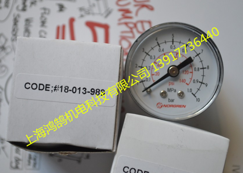 英国NORGREN诺冠18-013-211压力表  NORGREN压力表