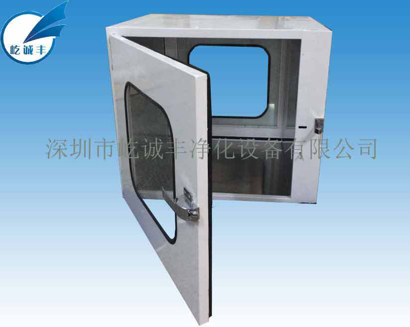 专业供应深圳冷板静电喷塑传递窗互锁传递窗厂家