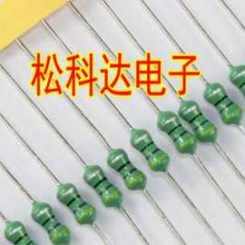 色环电感0410 680NH 1/2W色码电感0.68UH 1.8UH