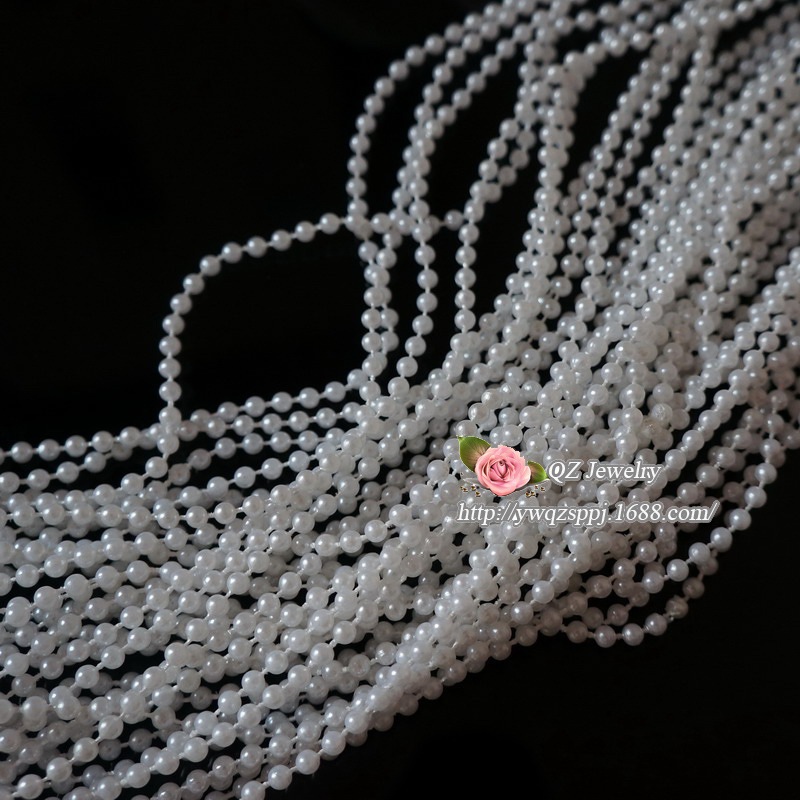 4MM - 5mm plastic imitation pearl connecting bead window and door decoration, entrance partition curtain, wedding bead curtain, wedding supplies detail image 5