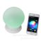 智能硅胶音响灯蓝牙4.0音响小夜灯app控制迷你音箱创意闹钟台灯