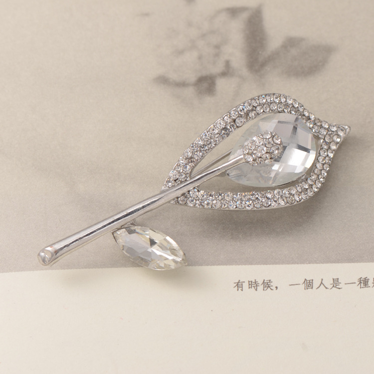 Broche femme en Zircon diamant - Ref 1176083 Image 9