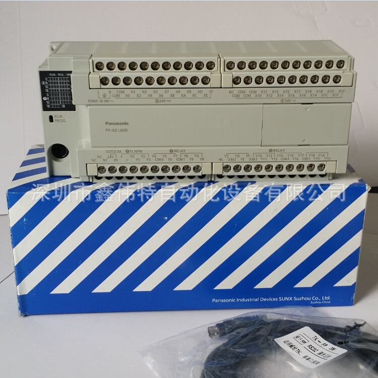 松下PLC FP-X0L60R 2轴50kHz脉冲输出 AFPX0L60R-F