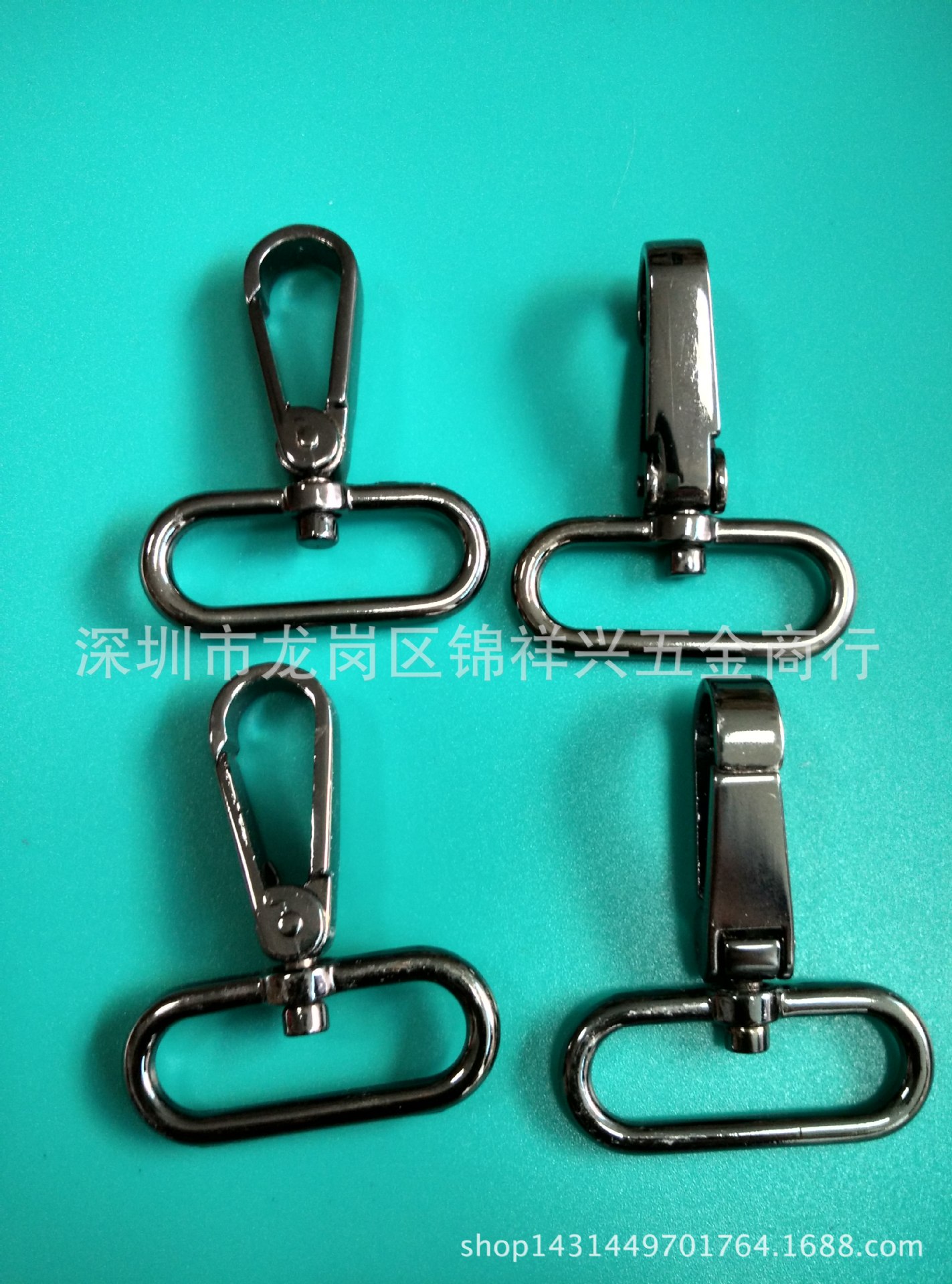 厂家供应优质锌合金狗扣箱包五金装饰狗扣（寸半）