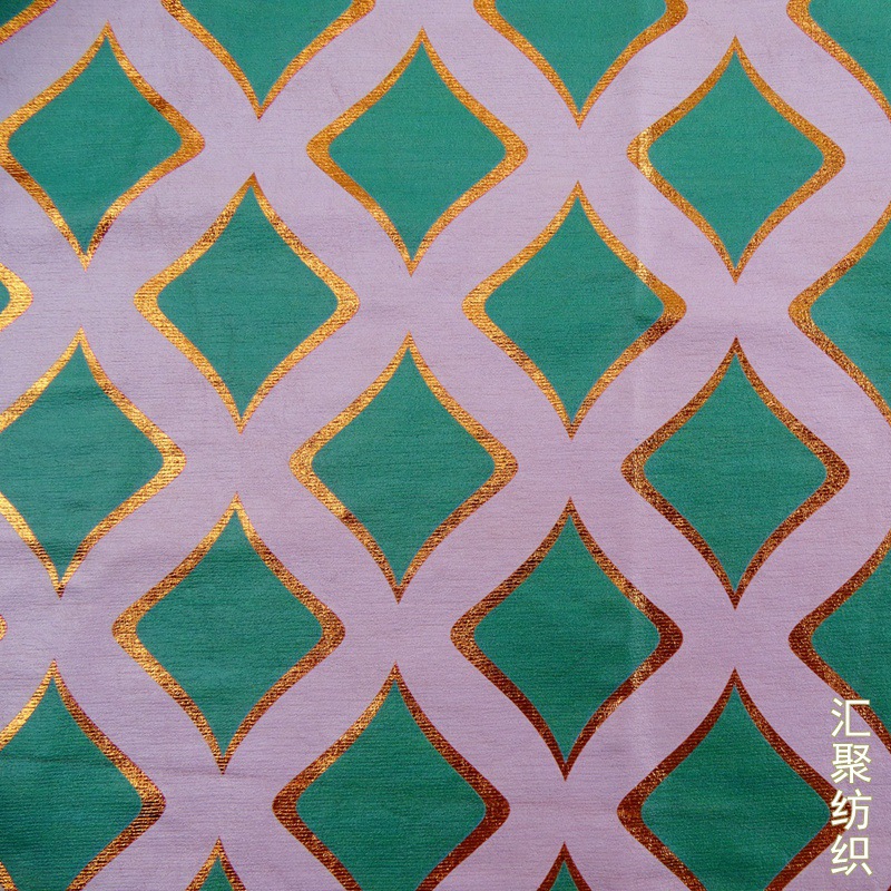 烫金套印花面料 针织布烫金印花   烫金面料喷绘印花