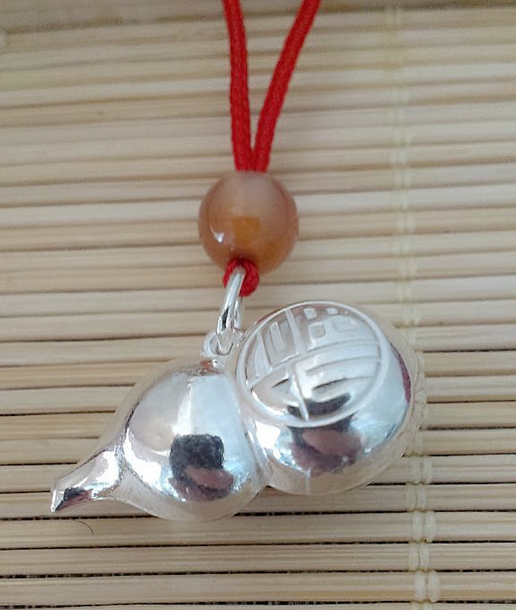 wholesale s925 Sterling Silver gourd Pendant Pendant DIY Accessories Jewelry for men and women Kids gifts