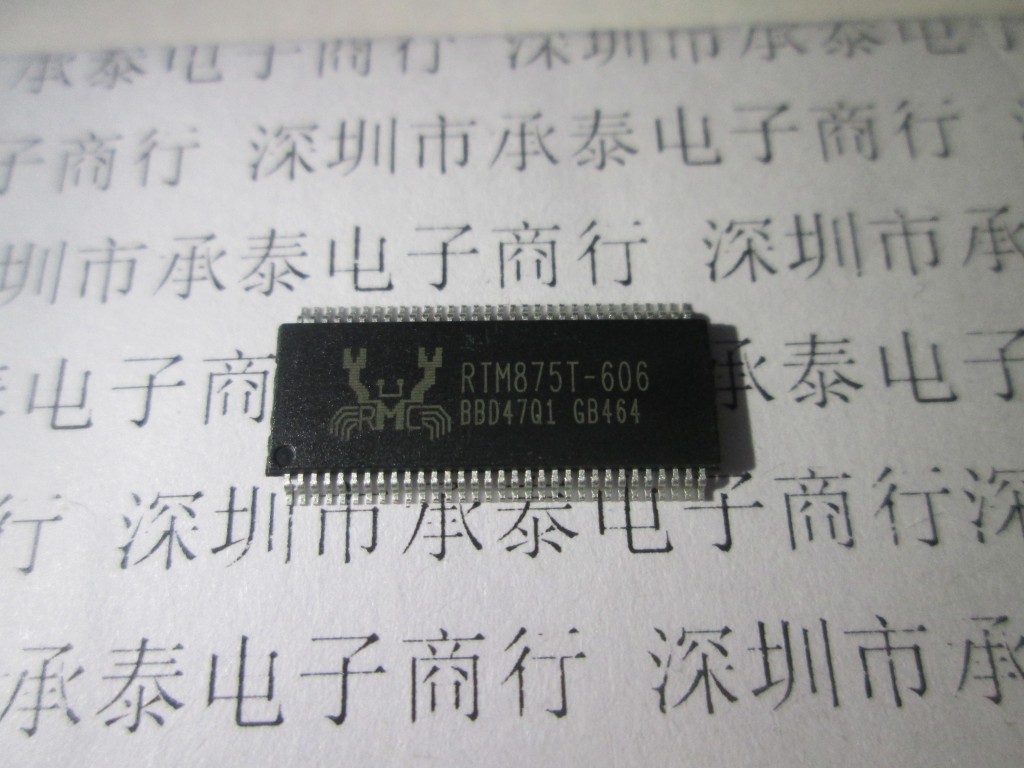 电脑笔记本芯片 RTM875T-606 TSSOP64 REALTEK 全新进口原装